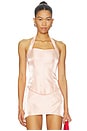 view 1 of 4 Halter Top in Pink