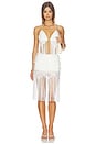 view 4 of 4 FRINGE トップ in White