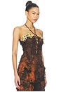 view 2 of 5 BURNT ORANGE  코르셋 in Rust