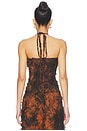 view 4 of 5 BURNT ORANGE  코르셋 in Rust