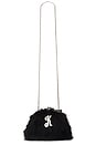 view 1 of 5 Ks Faux Fur Clutch in Black