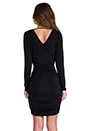 view 4 of 5 Long Sleeve Cross Dress in Black