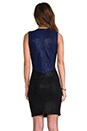 view 4 of 6 Colorblock Sheath Dress in Black & Navy