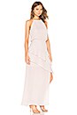 view 2 of 3 Halter Wrap Ruffle Maxi Dress in Radiance