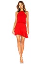 view 1 of 3 Halter High Low Mini dress in Lava
