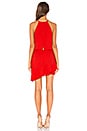 view 3 of 3 Halter High Low Mini dress in Lava