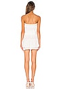 view 3 of 3 Smocked Strapless Mini Dress in White