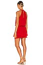 view 3 of 3 Smocked Waist Halter Mini Dress in Affair