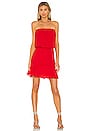 view 1 of 3 Strapless Mini Dress in Cherry