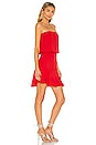view 2 of 3 Strapless Mini Dress in Cherry