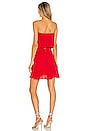 view 3 of 3 Strapless Mini Dress in Cherry
