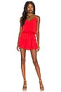 view 1 of 3 Smocked Cami Mini Dress in Cherry