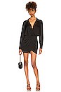 view 1 of 3 Polo Surplice Dress in Black
