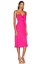 view 2 of 3 Cutout Cami Midi Dress in Rosa