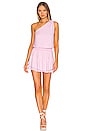 view 1 of 3 One Shoulder Ruffle Mini Dress in Lavender