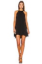 view 1 of 4 Ruched Ruffle Shift Dress in Black