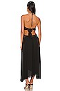 view 3 of 3 Maison Cutout Handkerchief Maxi Dress in Black