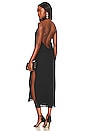 view 1 of 3 Halter Midi Dress in Black