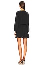 view 3 of 3 Double Ruffle Mini Dress in Black