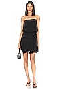 view 1 of 3 Strapless Ruched Waist Dress in Black