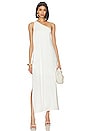 view 1 of 3 Layered One Shoulder Dress in Cream