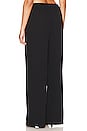 view 3 of 4 Belted Wide Leg Pant in Black