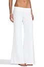 view 2 of 6 Wide Leg Linen Pant in White