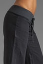 view 5 of 6 Wide Leg Linen Pant is Graphite in Graphite