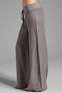view 2 of 6 Wide Leg Linen Pant in Carbon