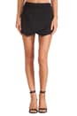 view 1 of 4 Asymmetrical Mini Skirt in Black