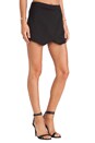 view 2 of 4 Asymmetrical Mini Skirt in Black