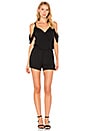 view 1 of 3 Cold Shoulder Romper in Black