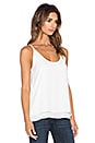 view 2 of 3 Double Layer Cami in White