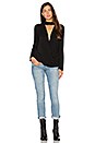 view 4 of 4 Surplice Turtleneck Top in Black