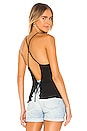 view 1 of 5 Open Back Tank in Black
