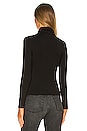 view 3 of 4 Cutout Turtleneck Top in Black