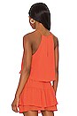 view 3 of 4 Halter Top in Tangerine