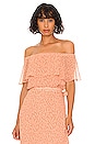 view 1 of 4 Off The Shoulder Ruffle Top in Reef