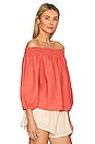 view 2 of 4 Off The Shoulder Top in Rust