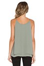view 3 of 3 Double Layer Cami in Moss