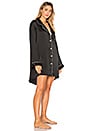 view 2 of 3 Silk Sleep Shirt in Black