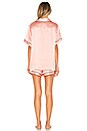 view 4 of 4 Silk Short Pajama Set in Blush