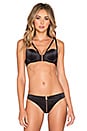 view 1 of 4 Bond Zip Bra in Black