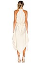 view 3 of 3 Fluid Drape Dress in Cream