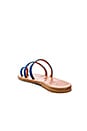 view 3 of 5 Chiron Sandal in Velours French Blue