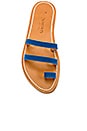 view 4 of 5 Chiron Sandal in Velours French Blue