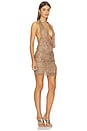 view 2 of 4 VESTIDO COWL HALTER in Espresso Spritz