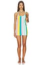 view 1 of 4 Rib Knit Mini Dress in Seaside Dreamer