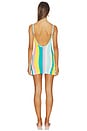 view 3 of 4 Rib Knit Mini Dress in Seaside Dreamer