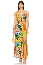 view 1 of 3 Beaded Cut Out Maxi Dress in Sunlit Spritz